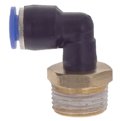 Штуцер цанговий (кутовий) Ø6 МТ 3/8" SIGMA (7027101)