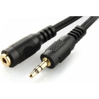 Кабель мультимедійний 3.5mm M to 3.5mm F 5.0m Cablexpert (CCA-421S-5M)