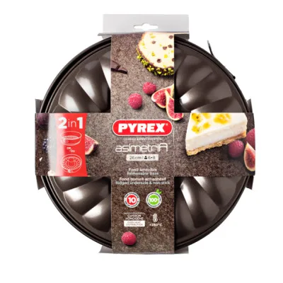Форма для випікання Pyrex Asimetria роз'ємна 26 см (AS26DT0)