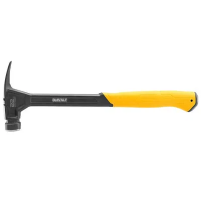Молоток DeWALT RIP-CLAW, суцільнометалевий, 624 г, з прямим цвяхом. (DWHT51006-0)