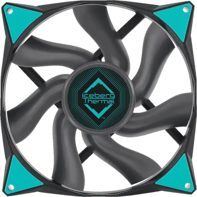 Кулер до корпусу Iceberg Group IceGALE 140mm Gray (ICEGALE14-B0A)