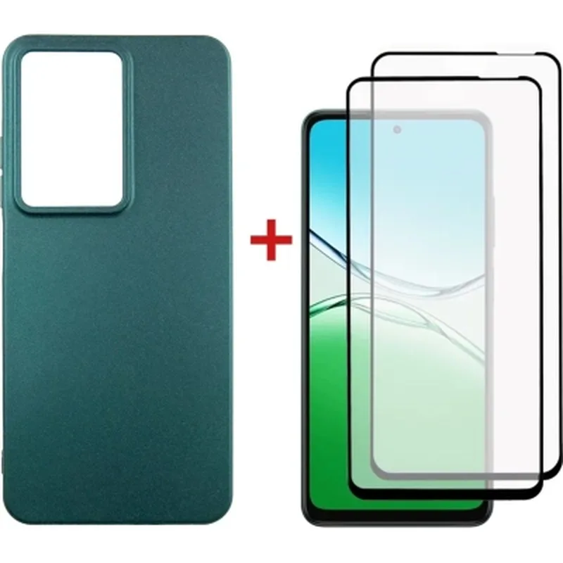 Чохол до мобільного телефона Dengos Oppo A5 4G Case Soft + 2 Glass (Green) (DG-CTG2P-26)