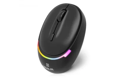 Мишка REAL-EL RM-440W Wireless/Bluetooth Black (EL123200045)