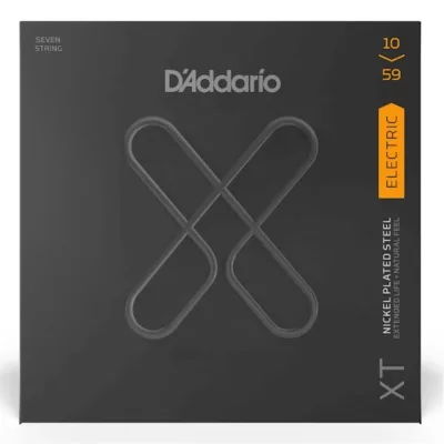 Струни для гітари D'Addario XT ELectric Nickel Plated Steel 7-String Regular Light (10-59) (XTE1059)