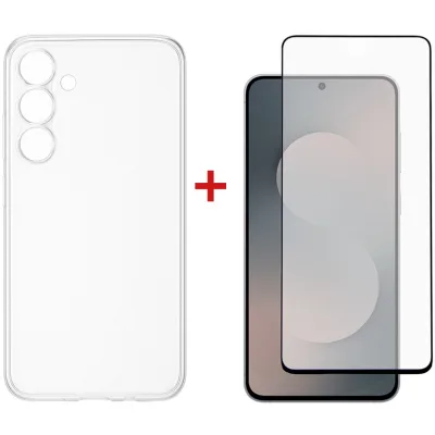 Чохол до мобільного телефона Dengos Samsung Galaxy S25 FE TPU+glass Transparent (DG-KM-172)