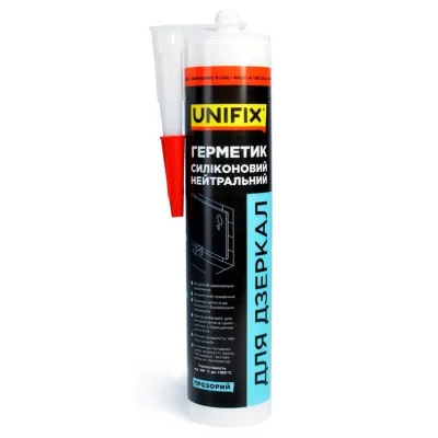 Герметик автомобільний Unifix нейтральний для дзеркал (прозорий) 280 мл