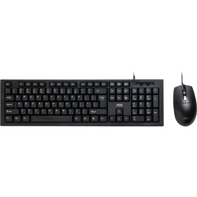 Комплект AOC KM160B USB UA Black (KM160B/97)
