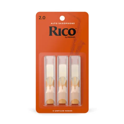 Тростина для саксофона D'Addario Rico - Alto Sax #2.0 - 3-Pack (RJA0320)