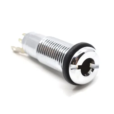 Вихідний роз'єм для гітари Paxphil Cylinder Jack (Chrome) (LJ-45 CR)