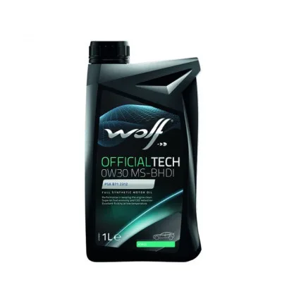 Моторна олива Wolf OFFICIALTECH 0W30 MS-BHDI 1л (8323393)
