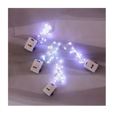 Гірлянда Voltronic White 20LED, 1 режим, 3 м., прозора, 3*АА, (Garl-20LED-3m-W)
