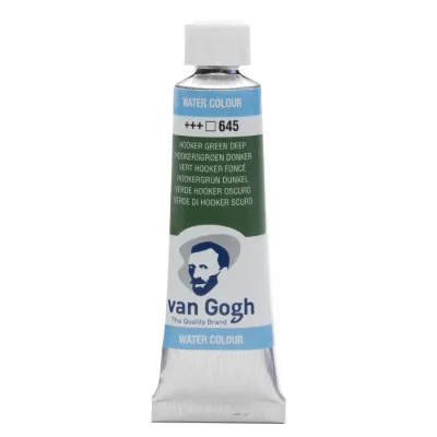 Акварельні фарби Royal Talens Van Gogh (645), Хукера зелена темна, туба 10 мл (8712079418045)