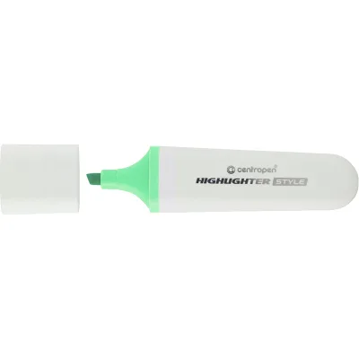 Маркер Centropen текстовий Highlighter Style 1-4,6 мм клин. пастельний зелений (6252/60)