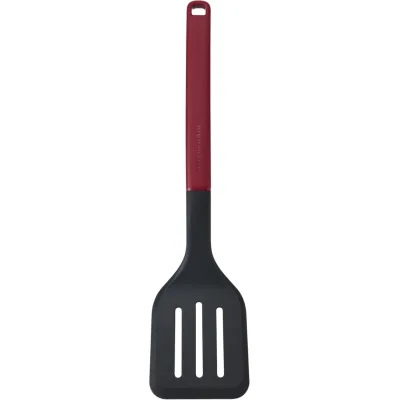 Лопатка кухонна KitchenAid Classic з прорізами 34 см червоний (KHA002OHEREG)