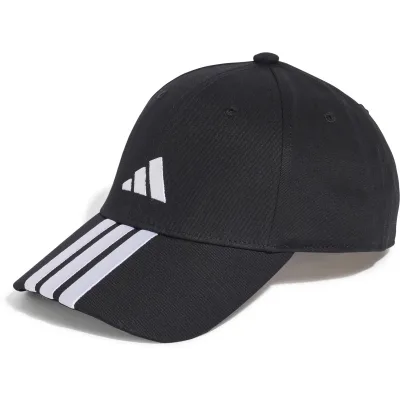 Кепка Adidas 3-Stripes New Logo Baseball JG1072 чорний OSFW 54-56 см (4067902589503)