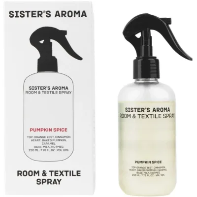 Освіжувач повітря Sister's Aroma Пряний гарбуз Парфумований спрей для кімнати та текстилю 230 мл (4820227786039)