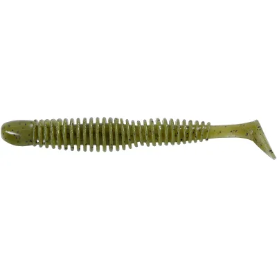 Силікон рибальський Reins Bubbling Shad 4" 001 Watermelon Seed (8 шт/уп.) (1552.03.76)