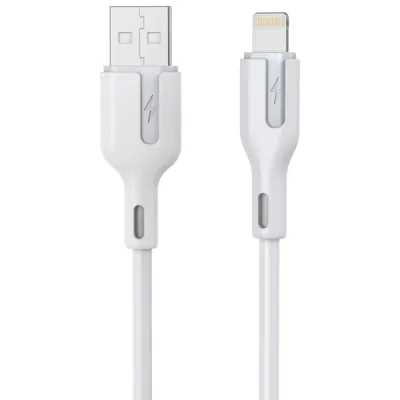 Дата кабель USB 2.0 AM to Lightning 1.0m 2.4A white Choetech (XAL-0003-WH-V2)