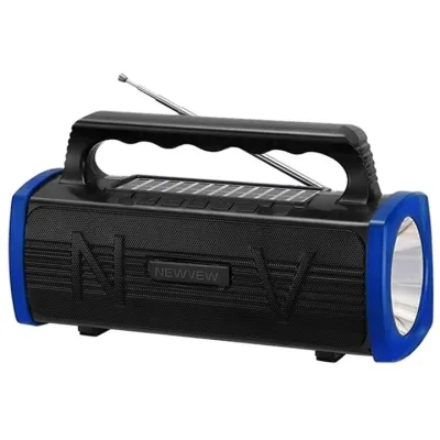 Акустична система NEWVEW NV-9010 Solar Panel/BT/USB/TF/FM Blue (NWVW-NV-9010-BL)