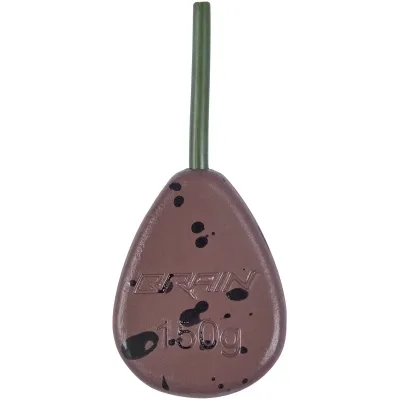 Грузило Brain In-Line Flat Lead 150g 2шт/уп Brown (1858.32.21)