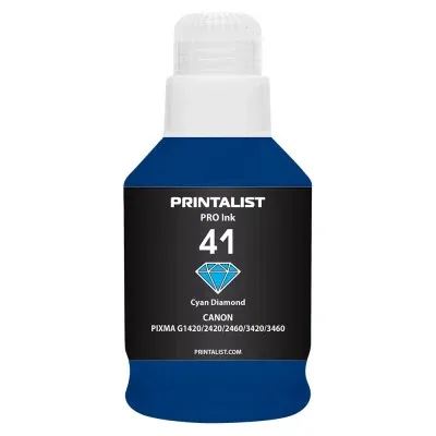 Чорнило Printalist Canon GI-41 для Pixma G2420/3420 190г Cyan (PL41C)