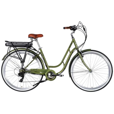 Електровелосипед Dorozhnik 28" eRETRO Vbr FR рама-19" 36B 13А*г 500Вт 2026 темно-зелений (ELB-D-28-110)