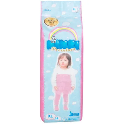Підгузки Mimzi XL 12-17 кг 38 шт. (MPXL38) (4820209800142)