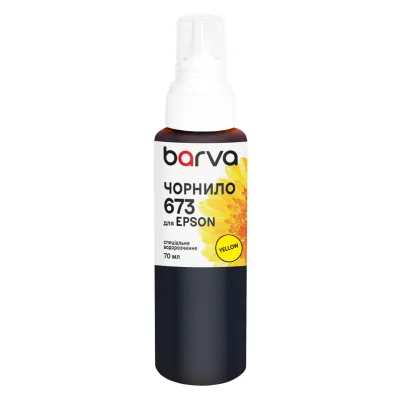 Чорнило Barva Epson 673 70 мл, special, yellow (E673-414e)