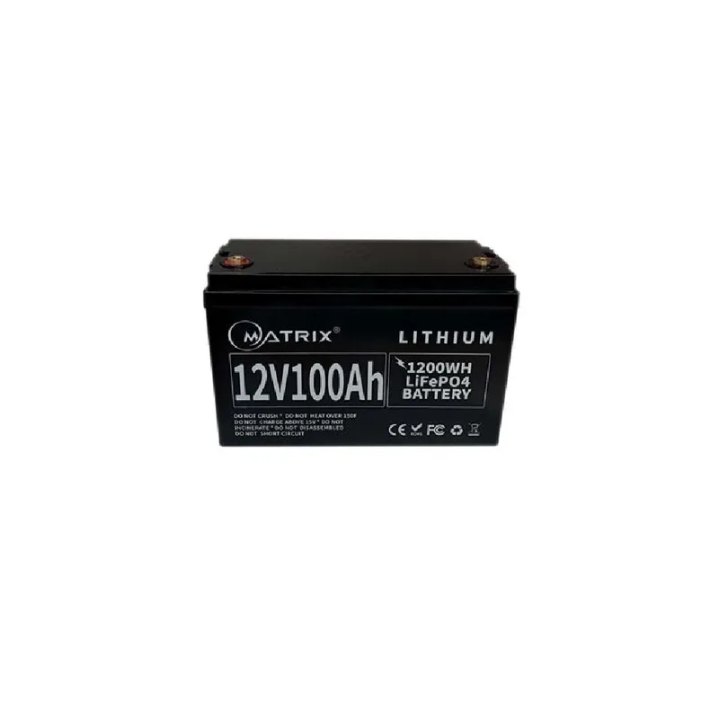 Батарея LiFePo4 Matrix 12.8V-100Ah 1,28kWh (MLR 12100)