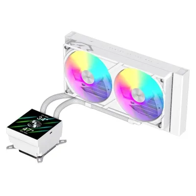 Система рідинного охолодження Gamemax GLACIER 240 LCD WH