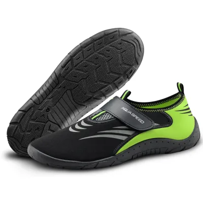 Аквашузи Aqua Speed Aqua Shoe Model 642-27A чорний, сірий, жовтий 41 (5908217676016)