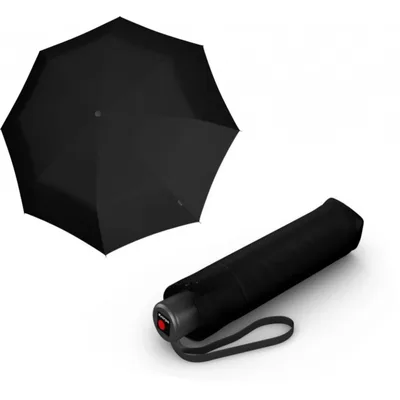 Парасоля складана Knirps A.050 Medium Manual Black