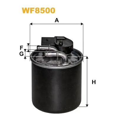 Фільтр паливний Wixfiltron WF8500