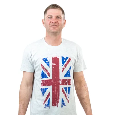 Футболка Sol's Regent Great Britain Flag 150 світло-меланжевий S (11380300/10S)
