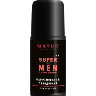 Дезодорант Mayur Super For Men Парфумований для чоловіків 50 мл (4820230954876)