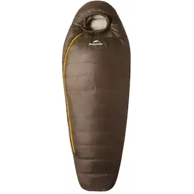 Спальний мішок Naturehike з натуральним пухом Snowbird CNK2550WS014, L, темно-коричневий 400 г (6927595784396)