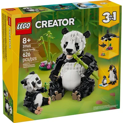 Конструктор LEGO Creator Дикі тварини: пандові (31165)
