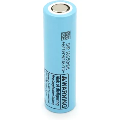 Акумулятор 18650 3200mAh, 10A, 4.2/3.7/2.5V, Cyan LG (INR18650MH1 (LG MH1))