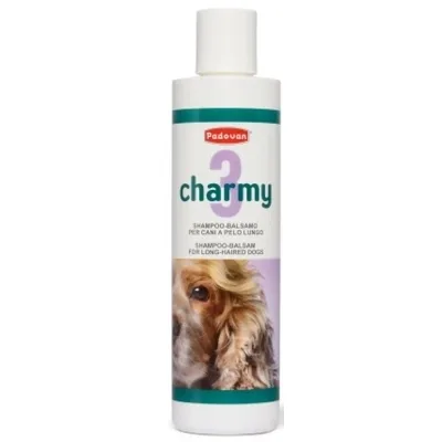 Шампунь для тварин Padovan Charmy 3 для довгошерстих собак 250 мл (8001254002699)