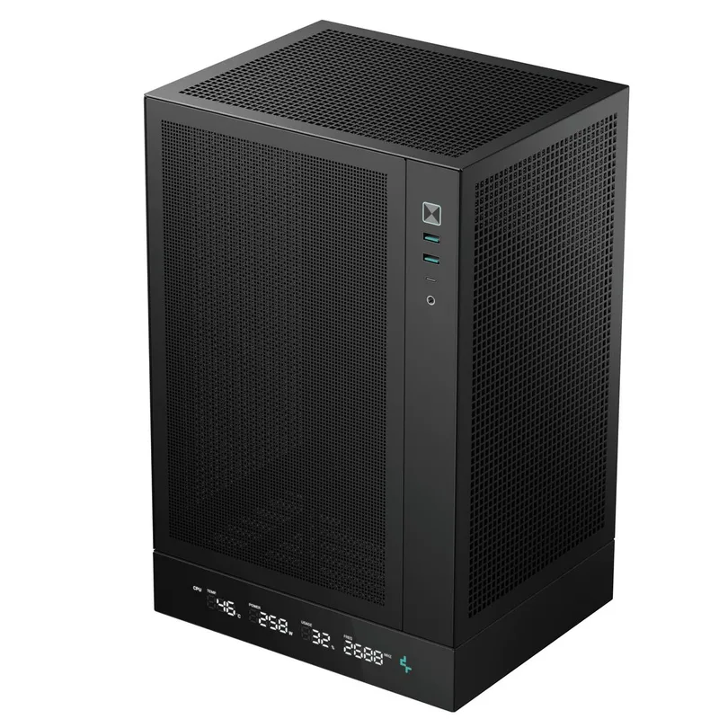 Корпус для ПК Deepcool CH170 Digital Black (R-CH170-BKNPI0D-G-1)