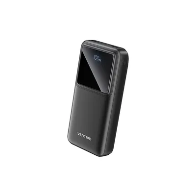 Батарея універсальна Vention 20000 mAh 22.5W Black LED Display Type (FHLB0)