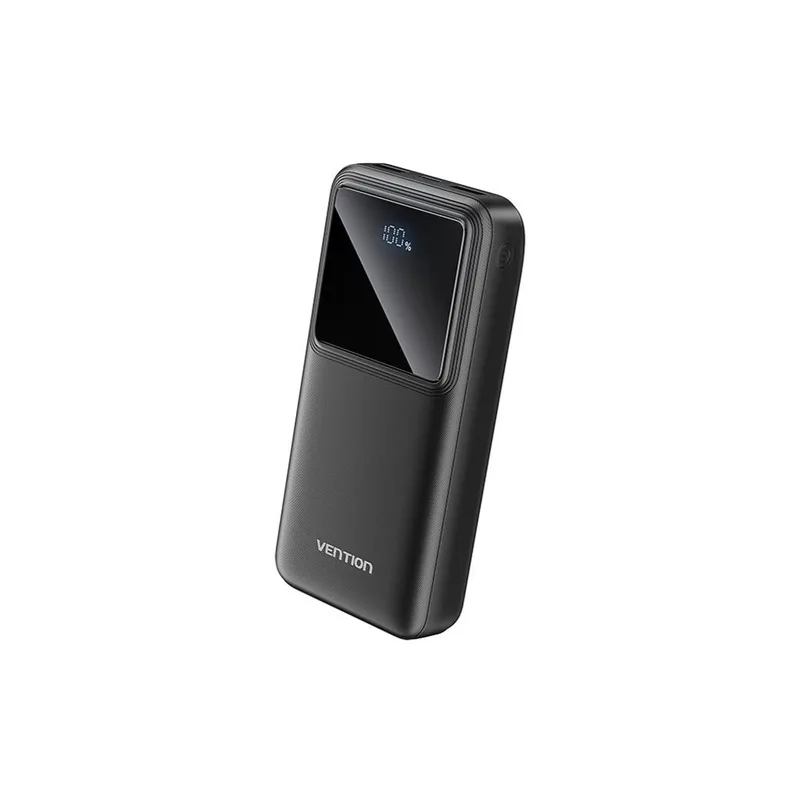 Батарея універсальна Vention 20000 mAh 22.5W Black LED Display Type (FHLB0)