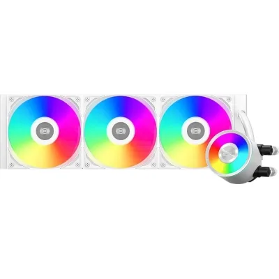 Система рідинного охолодження PcCooler СРО PсCOOLER DA360 PRO ARGB білий IntelLGA 20XX/1700/1200/115X/1851 AMD AM5/AM4 (DA360 Pro ARGB Digital WH)