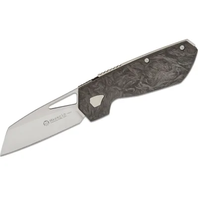Ніж Maserin W2, M390, fat carbon, чорний (371/N)