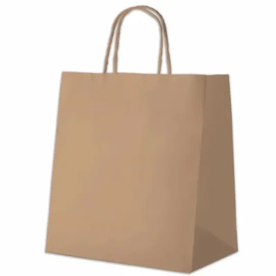 Подарунковий пакет Куверт 90 Ecobag паперовий, 30,5х17х34 см коричневий (BAG-KUV-305170340-BR/10832030000)
