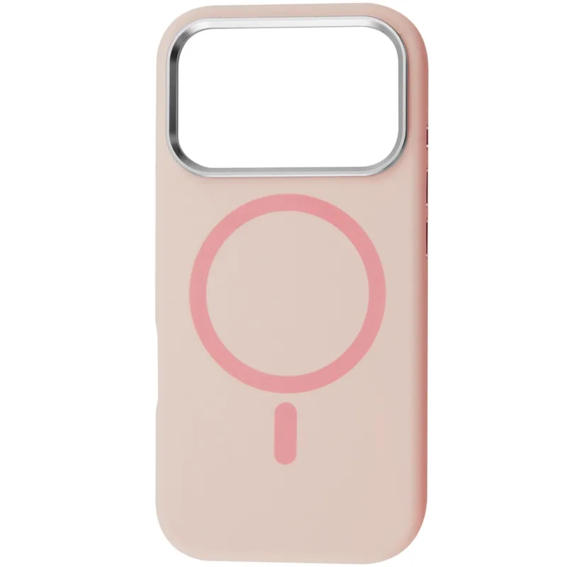 Чохол до мобільного телефона BeCover FIBRA Silicone OmniMag Apple iPhone 17 Pro Light Pink (716219)