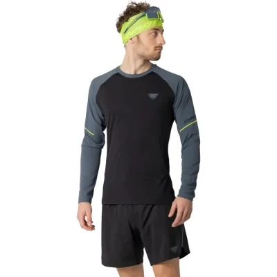Лонгслів Dynafit Alpine Pro L/S Tee Mns 71156 0721 - 48/M - сірий/чорний (016.002.2897)