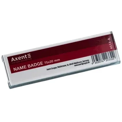 Бейдж Axent акриловий на магніті 4514 (75х20 мм) (4514-A)