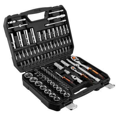 Набір інструментів Neo Tools 94шт, 1/2", 1/4", CrV, кейс (10-062)