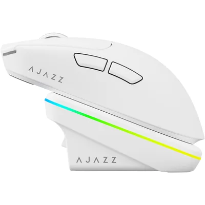 Мишка Ajazz AJ200P Wireless/Bluetooth/USB White (AJ200P-NL-AI-MC-W)